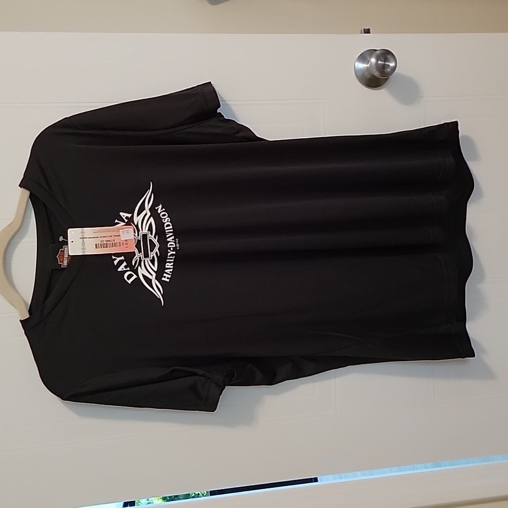 Harley Davidson v neck top
